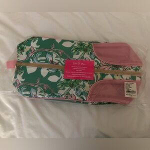 NWT LILLY PULITZER GWP SHOE BAG SPEARMINT BLOSSOM VIEWS